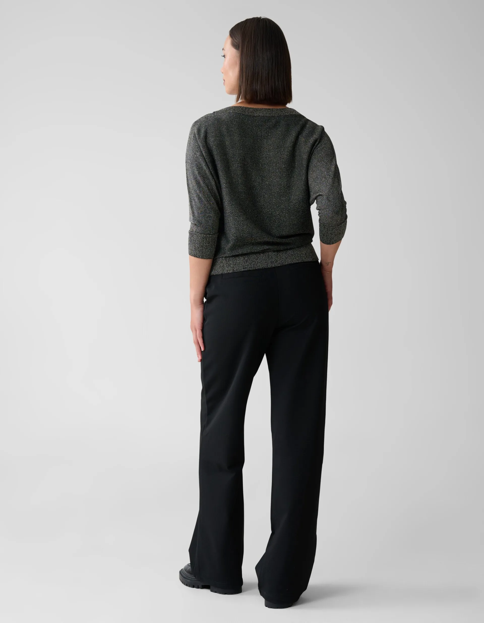 Shoeby Glitter Vleermuismouwen Trui Goud<DAMES Truien En Sweaters