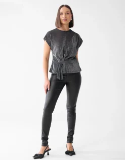 Shoeby Glitter Waterval Top Grijs<DAMES Tops