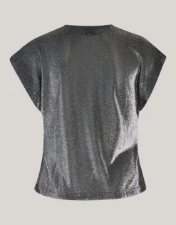 Shoeby Glitter Waterval Top Grijs<DAMES Tops