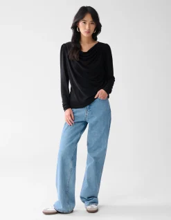 Shoeby Glitter Waterval Top Zwart<DAMES Tops