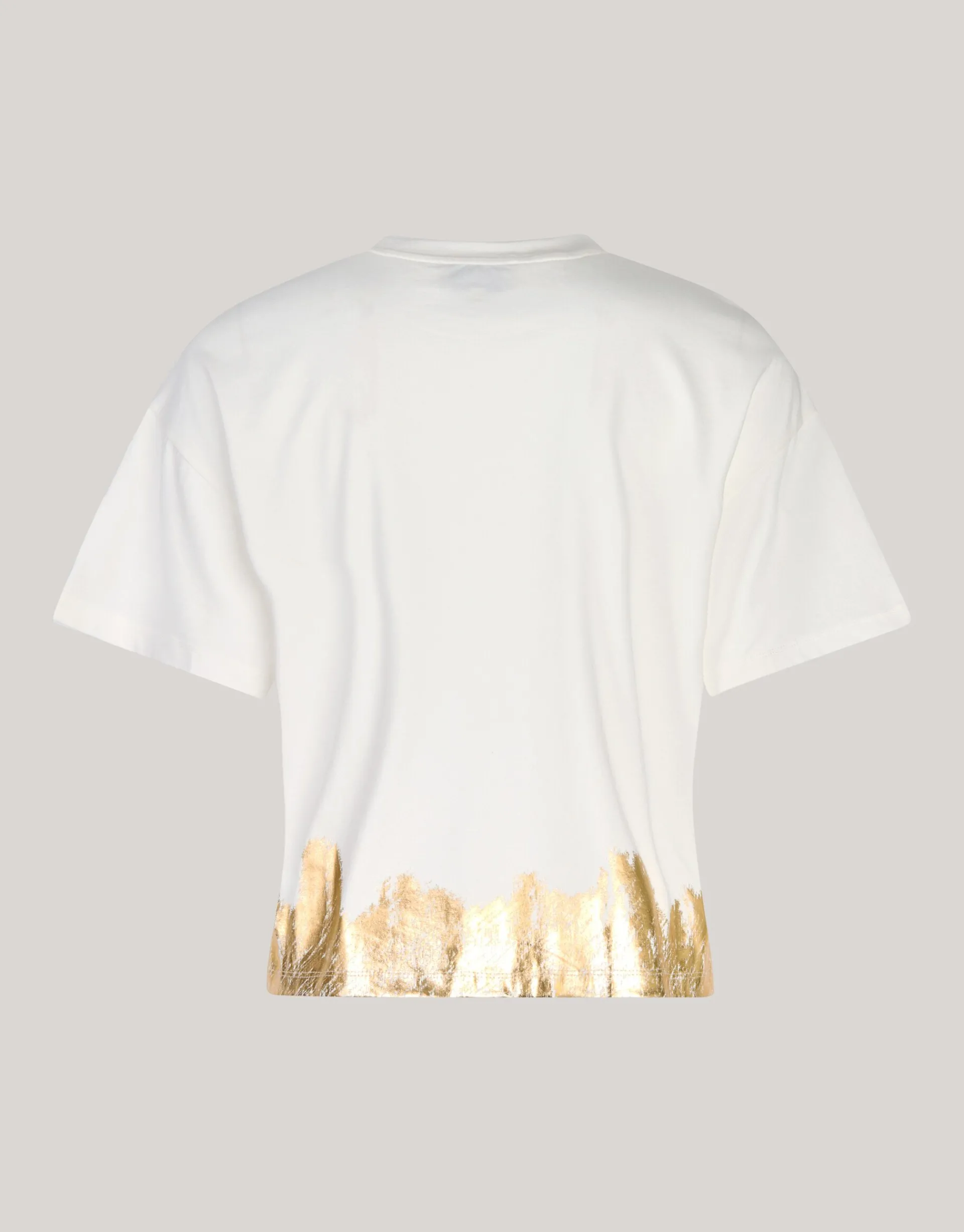 Shoeby Goud Detail T-shirt Gebroken Wit By Mieke<DAMES T-Shirts