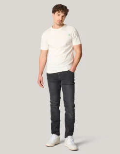 Shoeby Gradient T-shirt Gebroken Wit<Heren T-Shirts En Polo's