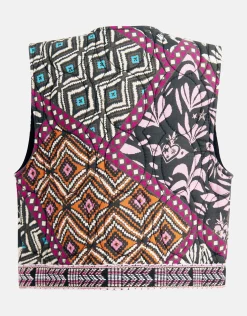 Shoeby Grafisch Gilet Zwart< Gilets
