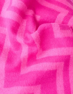 Shoeby Grafische Print Sjaal Roze<DAMES Sjaals En Mutsen