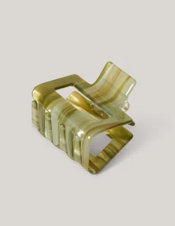 Shoeby Haarclip Donkergroen<DAMES Haaraccessoires
