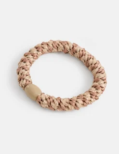 Shoeby Haarelastiek Bruin Melange<DAMES Haaraccessoires