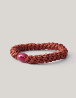 Shoeby Haarelastiek Donkerrood<DAMES Haaraccessoires