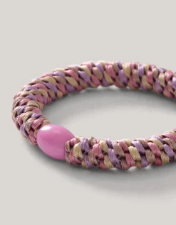Shoeby Haarelastiek Roze/Paars<DAMES Haaraccessoires