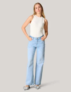 Shoeby Halter Top Gebroken Wit<DAMES Tops