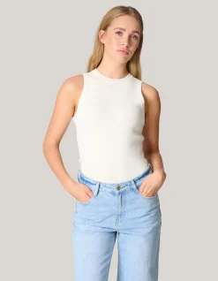 Shoeby Halter Top Gebroken Wit<DAMES Tops