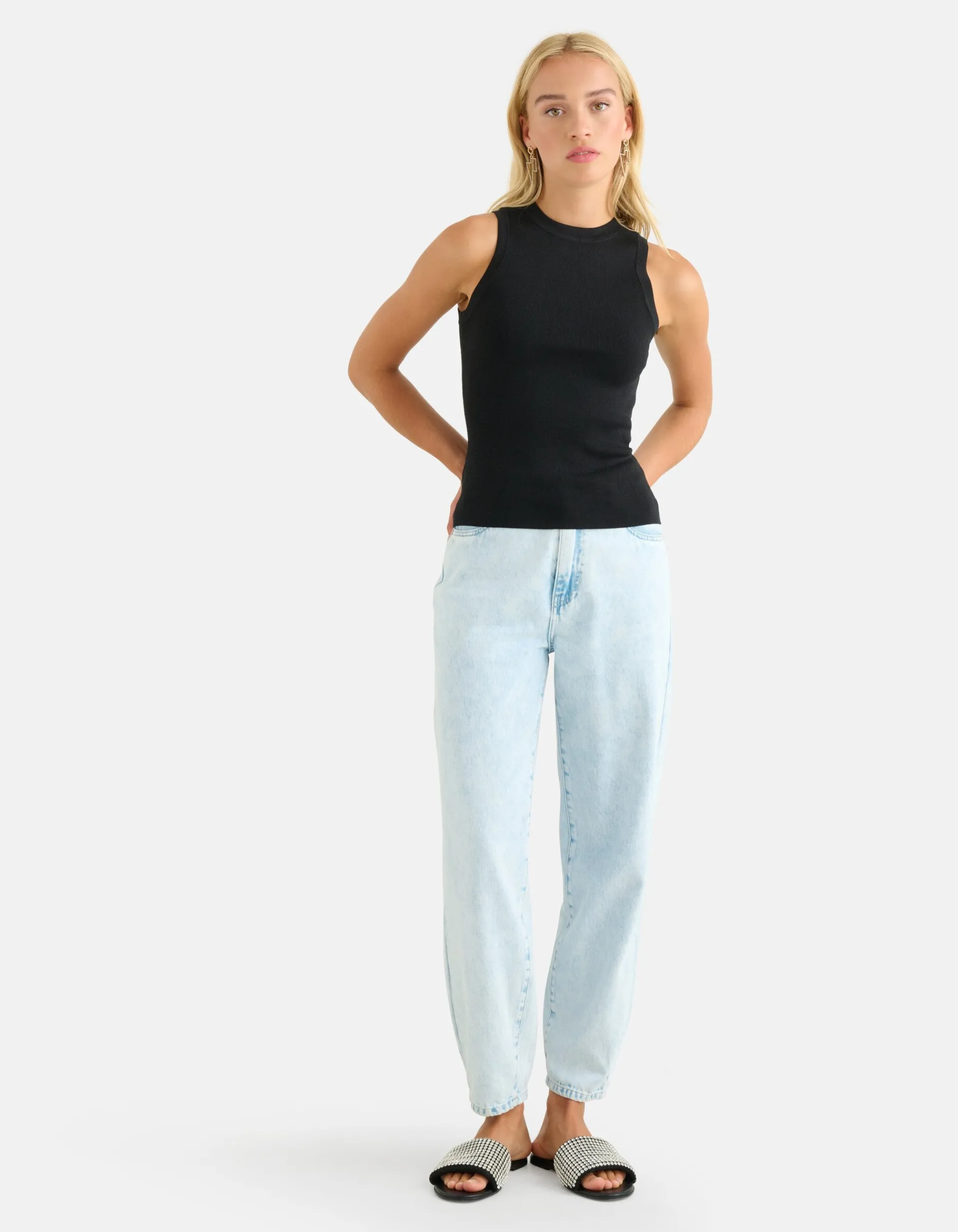 Shoeby Halter Top Zwart<DAMES Tops