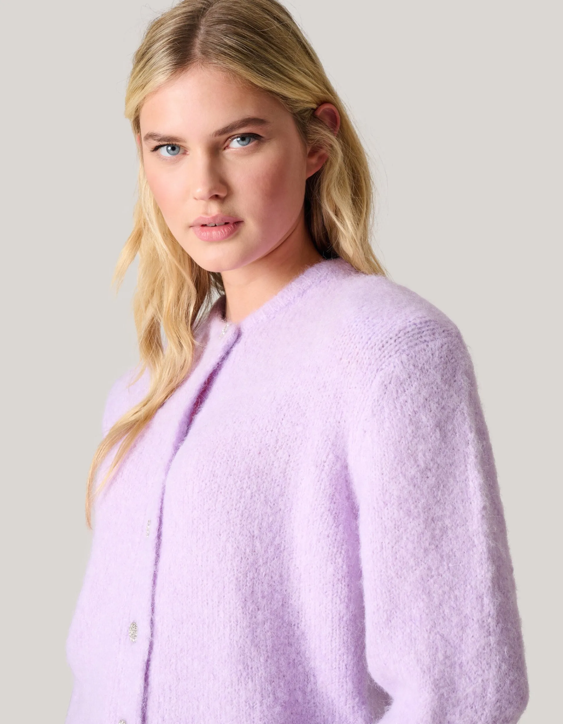 Shoeby Harig Vest Lichtpaars<DAMES Truien En Sweaters