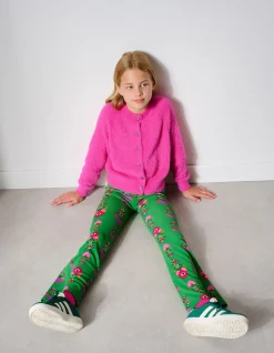 Shoeby Harig Vest Roze By Lizzy< Gebreide Truien