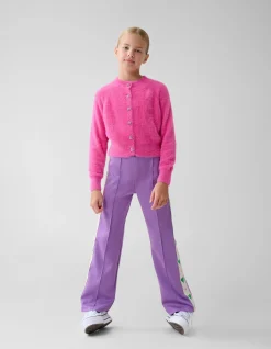 Shoeby Harig Vest Roze By Lizzy< Gebreide Truien