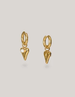 Shoeby Hart Oorbellen Goud<DAMES Sieraden