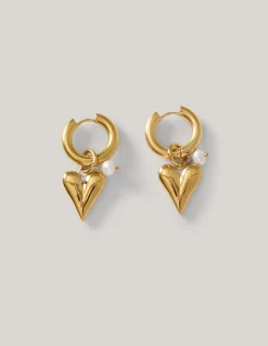 Shoeby Hart Oorbellen Goud<DAMES Sieraden