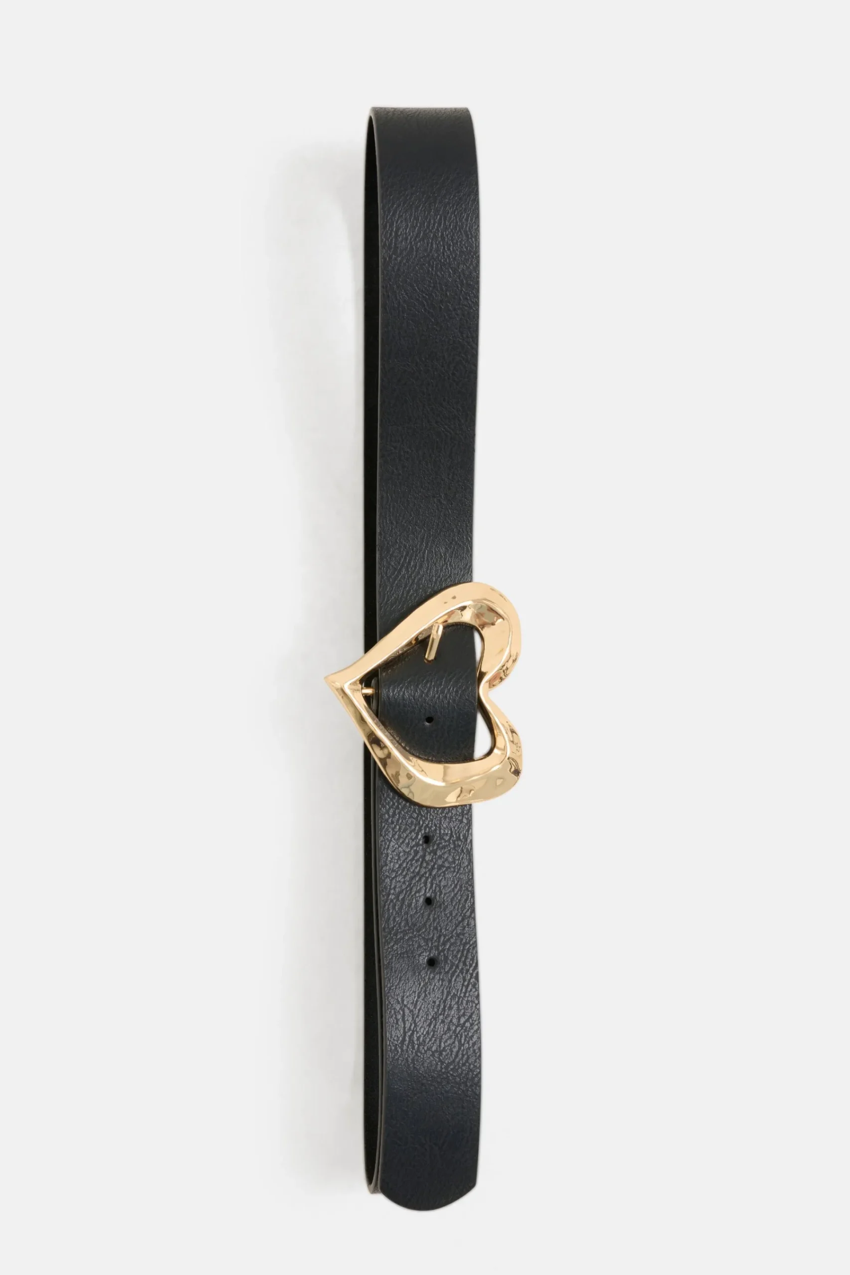 Shoeby Heart Gesp Riem Zwart<DAMES Riemen