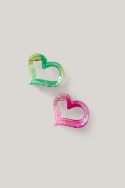 Shoeby Heart Haarklemmen Multicolor< Haaraccessoires