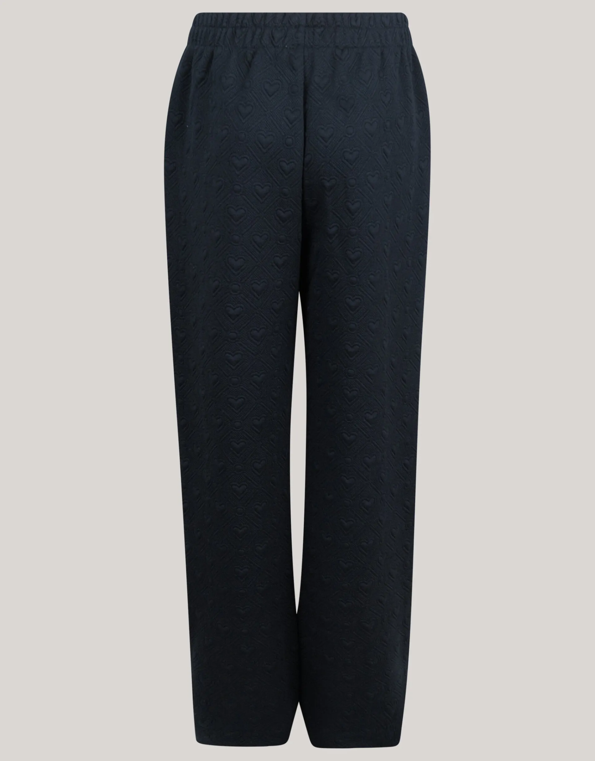 Shoeby Heart Jacquard Broek Zwart< Broeken