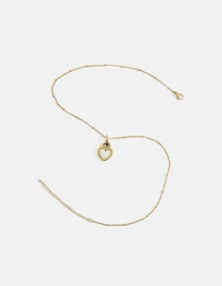 Shoeby Heart Ketting Goud<DAMES Sieraden