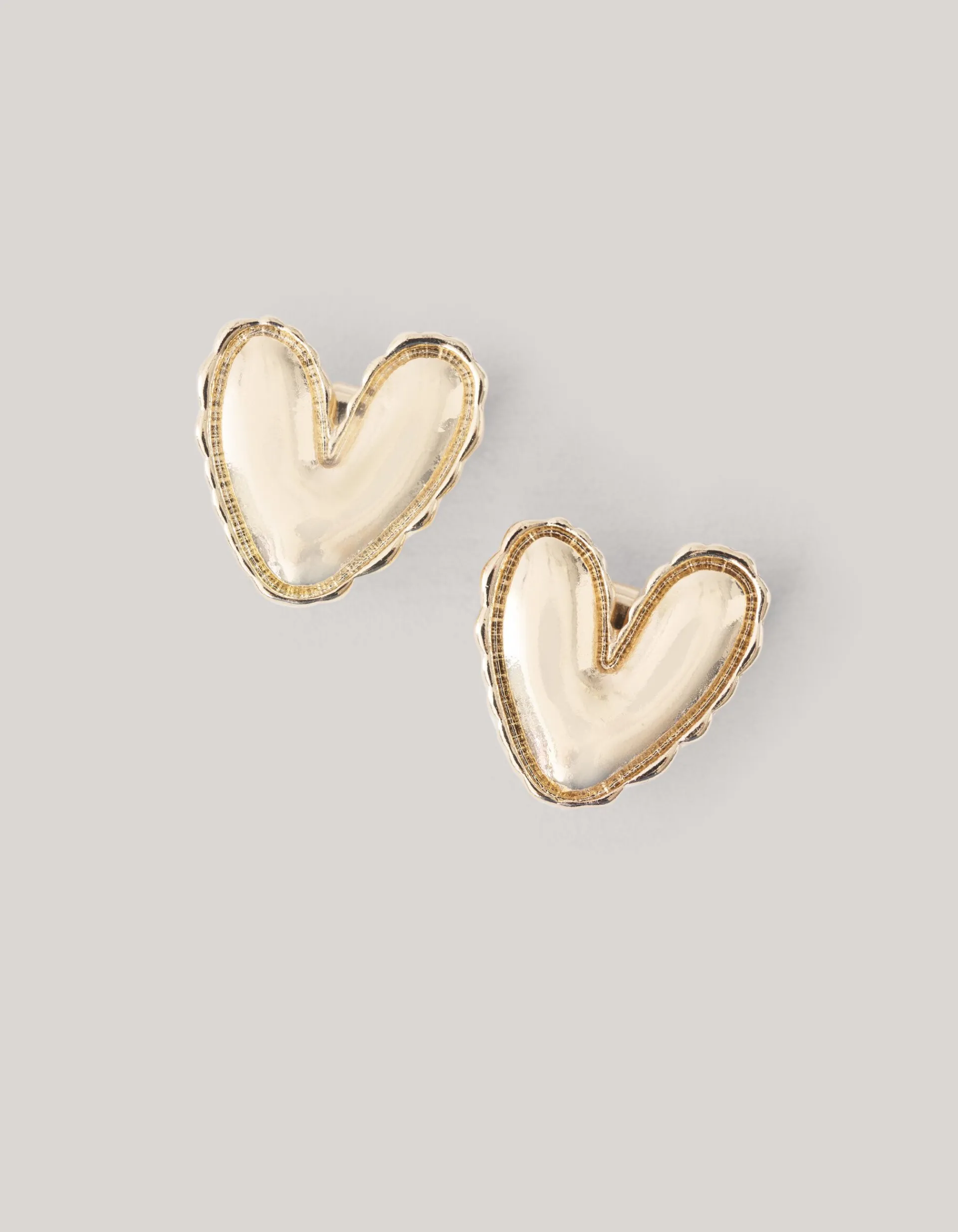 Shoeby Heart Knopen Clips Goud<DAMES Overige Accessoires