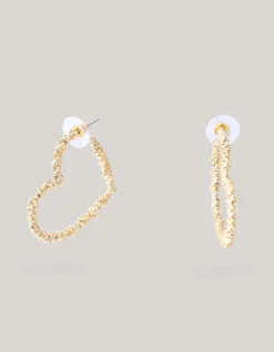 Shoeby Heart Oorbellen Goud<DAMES Sieraden