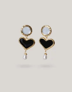 Shoeby Heart Parel Oorbellen<DAMES Sieraden
