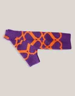 Shoeby Heart Printed Honden Trui Paars By Furmey<DAMES Overige Accessoires|Overige Accessoires
