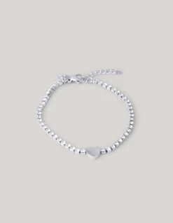Shoeby Heart Strass Armband Zilver<DAMES Sieraden