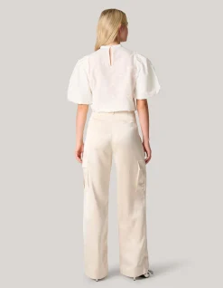 Shoeby Heart Top Gebroken Wit<DAMES Tops|Blouses