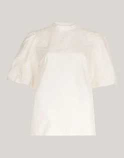 Shoeby Heart Top Gebroken Wit<DAMES Tops|Blouses