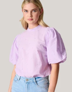 Shoeby Heart Top Lichtpaars<DAMES Tops|Blouses