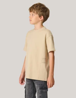 Shoeby Heavy Basis T-shirt Beige< T-Shirts
