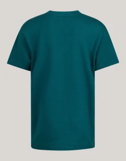 Shoeby Heavy Basis T-shirt Donkergroen< T-Shirts