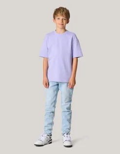 Shoeby Heavy Basis T-shirt Lichtpaars< T-Shirts
