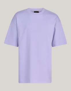 Shoeby Heavy Basis T-shirt Lichtpaars< T-Shirts