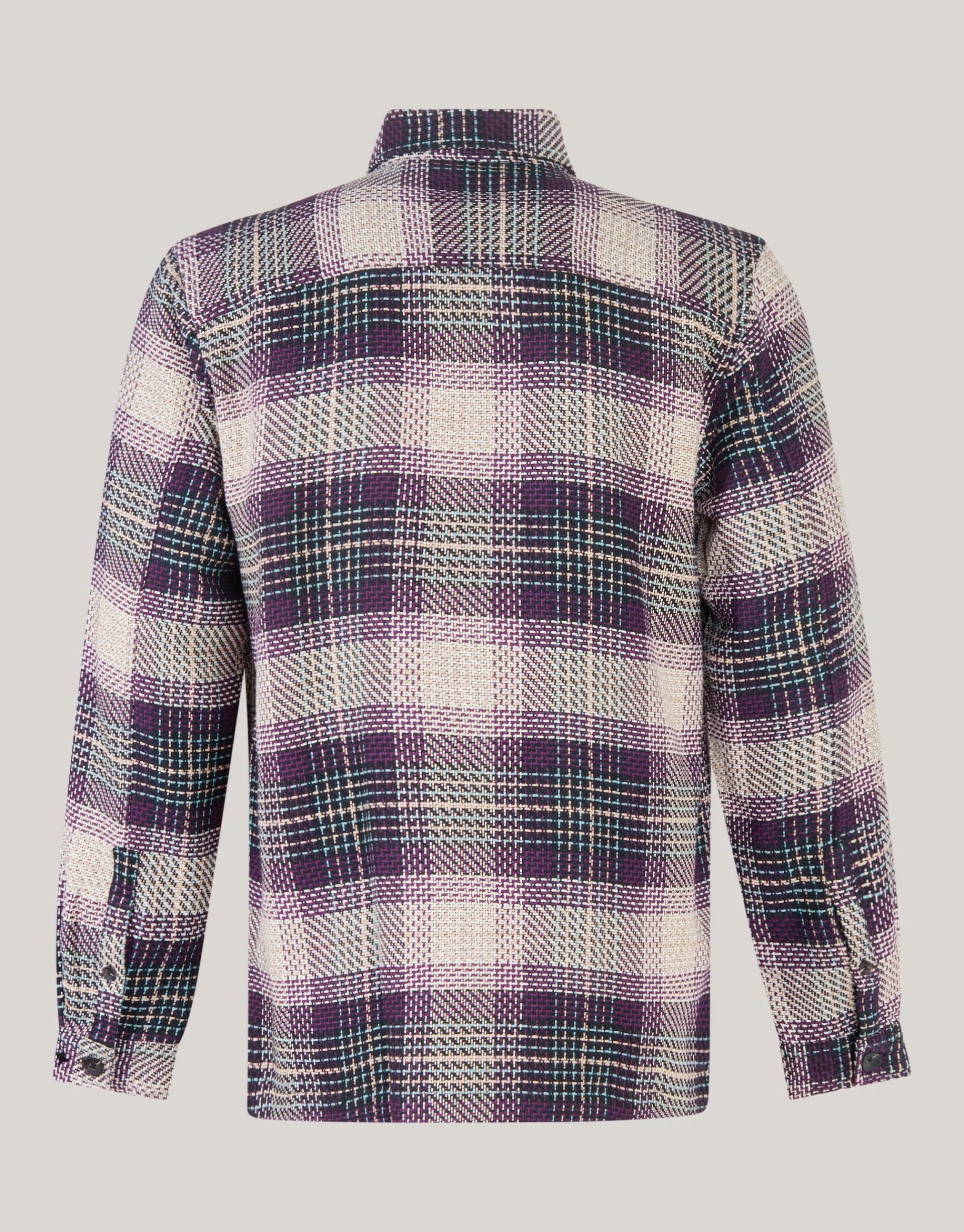 Shoeby Heavy Ruiten Overshirt Donkerrood<Heren Overshirts