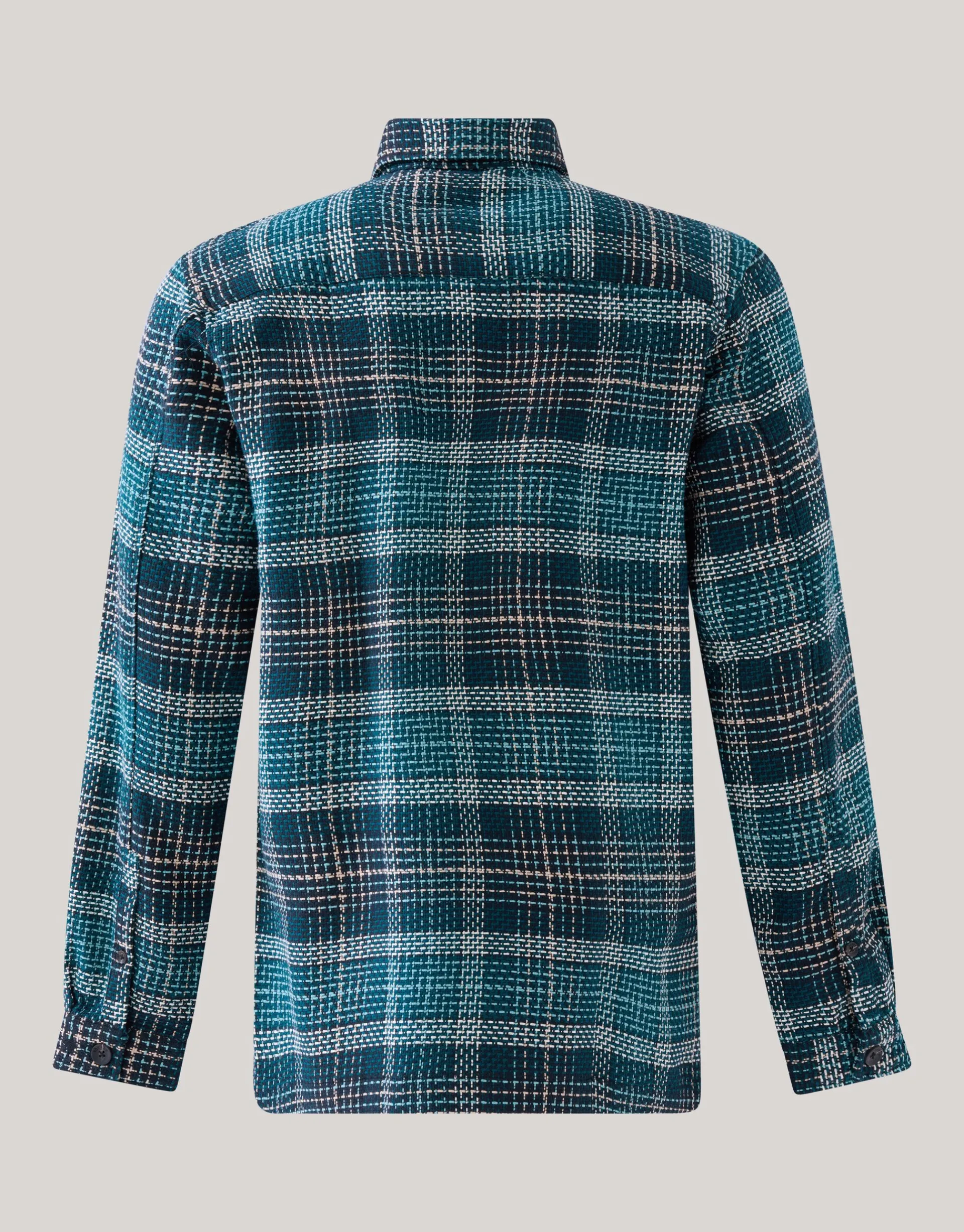 Shoeby Heavy Ruiten Overshirt Groen<Heren Overshirts