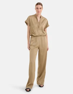 Shoeby Inside Out Broek Groen By Mieke<DAMES Broeken