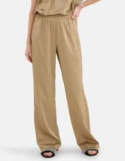 Shoeby Inside Out Broek Groen By Mieke<DAMES Broeken