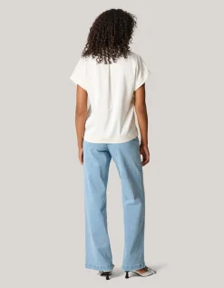 Shoeby Inside Out Top Gebroken Wit<DAMES Blouses