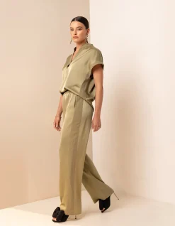 Shoeby Inside Out Top Groen By Mieke<DAMES Tops