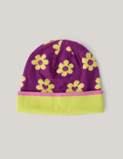 Shoeby Jacquard Beanie Donkerpaars< Mutsen