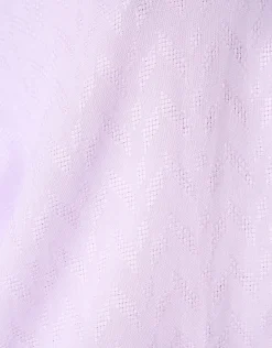 Shoeby Jacquard Blouse Lichtpaars<DAMES Blouses