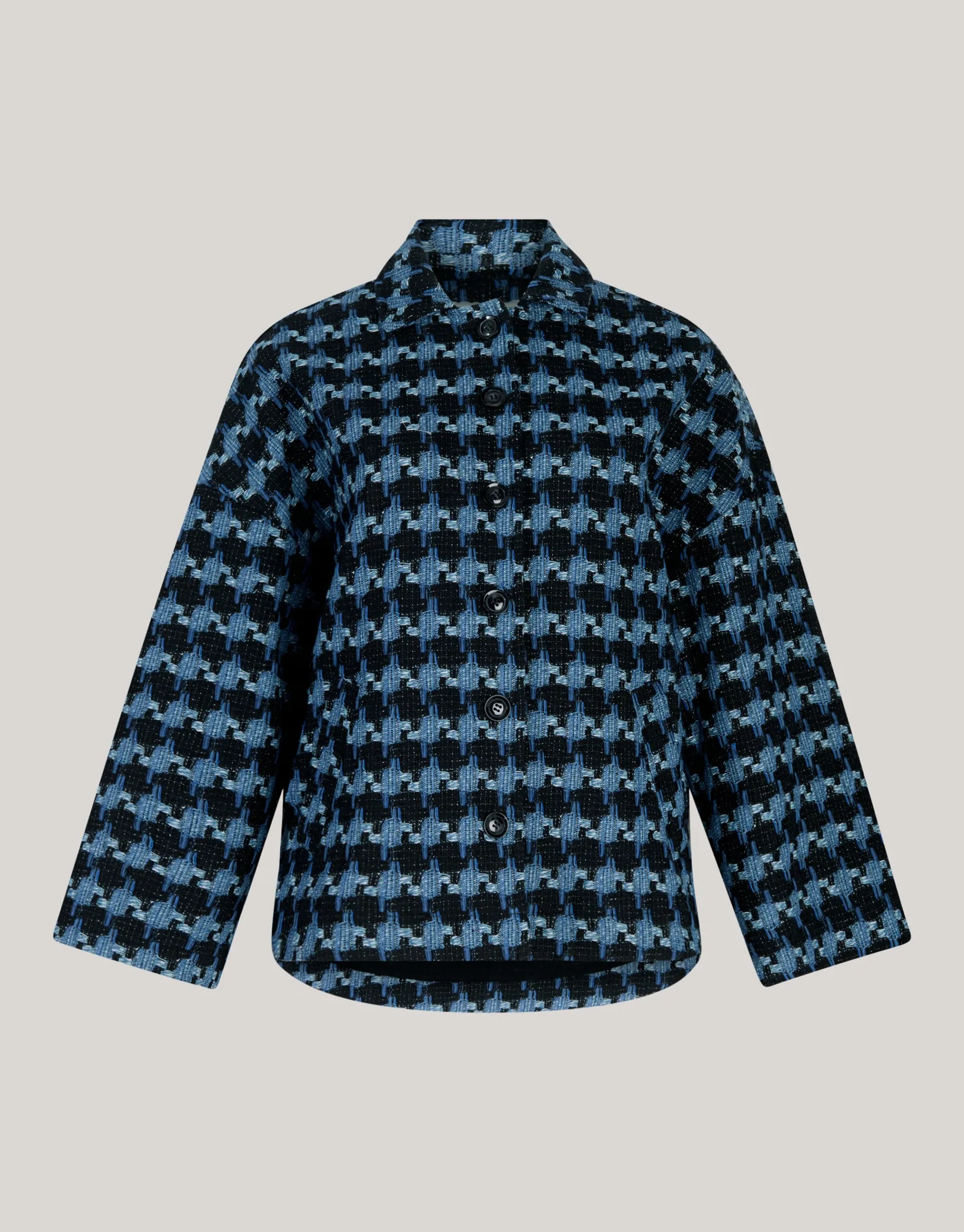 Shoeby Jacquard Jack Blauw By Mieke<DAMES Jacks