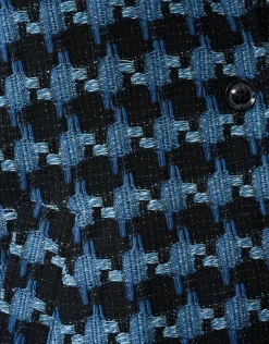 Shoeby Jacquard Jack Blauw By Mieke<DAMES Jacks
