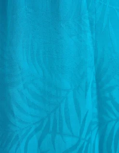 Shoeby Jacquard Maxi Jurk Blauw<DAMES Jurken