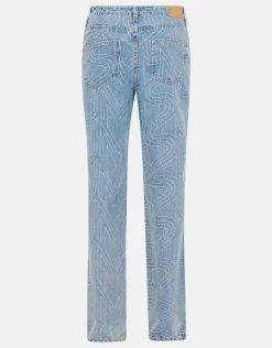 Shoeby Jacquard Straight Fit Jeans<DAMES Jeans