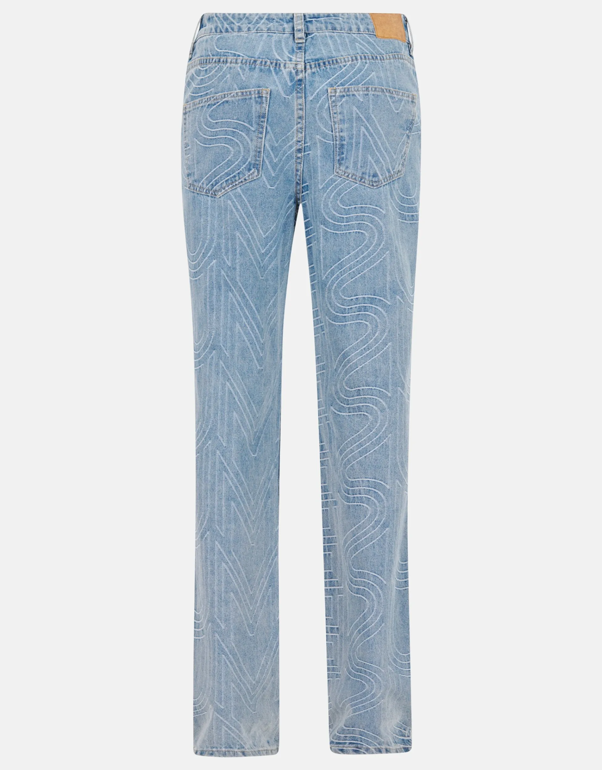 Shoeby Jacquard Straight Fit Jeans<DAMES Jeans