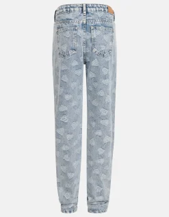 Shoeby Jacquard Tapered Jeans Bleached< Jeans